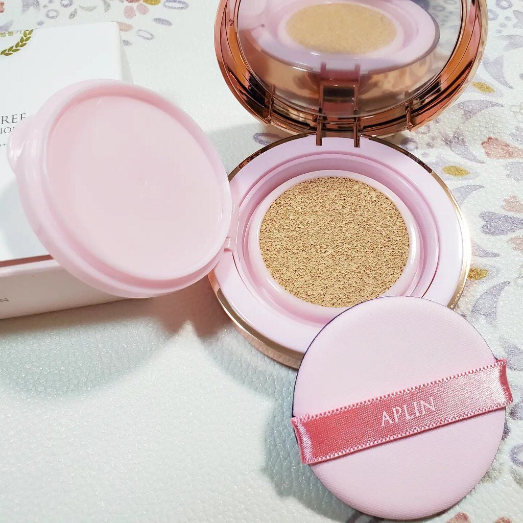 ピンクティーツリーカバークッション/APLIN/クッションファンデーションを使ったクチコミ(3枚目)