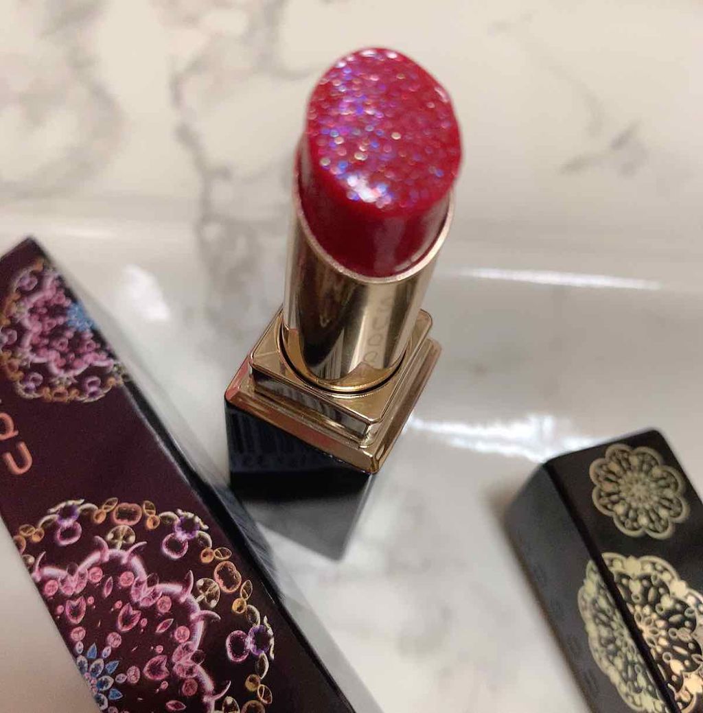 モイスチャー リッチ リップスティック(クリスマス限定)/SUQQU/口紅を使ったクチコミ(2枚目)