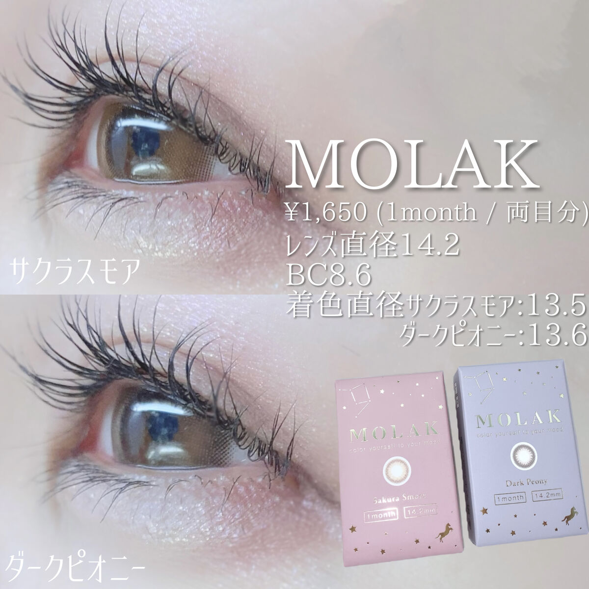 MOLAK 1month/MOLAK/１ヶ月（１MONTH）カラコンを使ったクチコミ（3枚目）