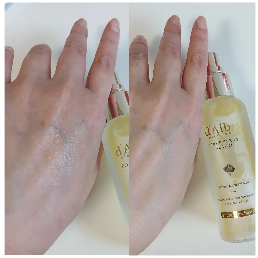 ダルバ ホワイトトリュフファーストスプレーセラム/ダルバ/ミスト状化粧水を使ったクチコミ（3枚目）