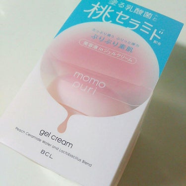 ももぷり 潤いジェルクリーム
BCLさんから出ているオールインワンクリームになります。

☑お値段
     1200円＋tax
☑内容量
     80ｇ
☑テクスチャ
     ジェル 
☑購入した