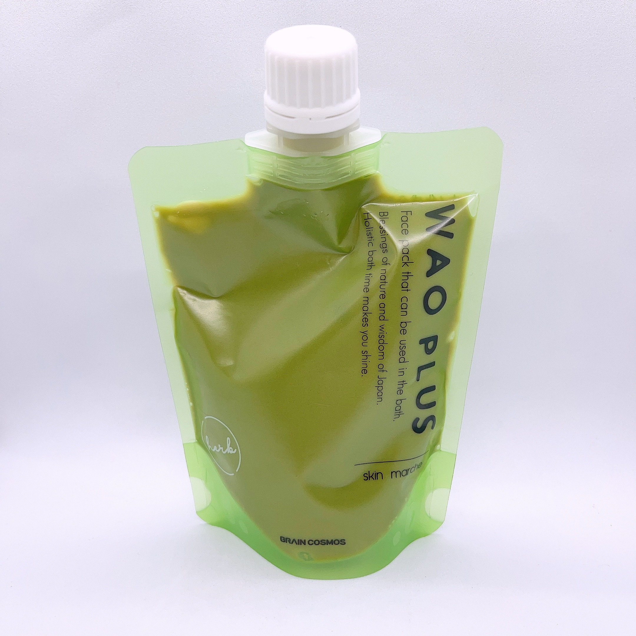 skinmarche WAOPLUS ハートリーフマグワートブースターマスク/ブレーンコスモス/洗い流すパック・マスクを使ったクチコミ（1枚目）