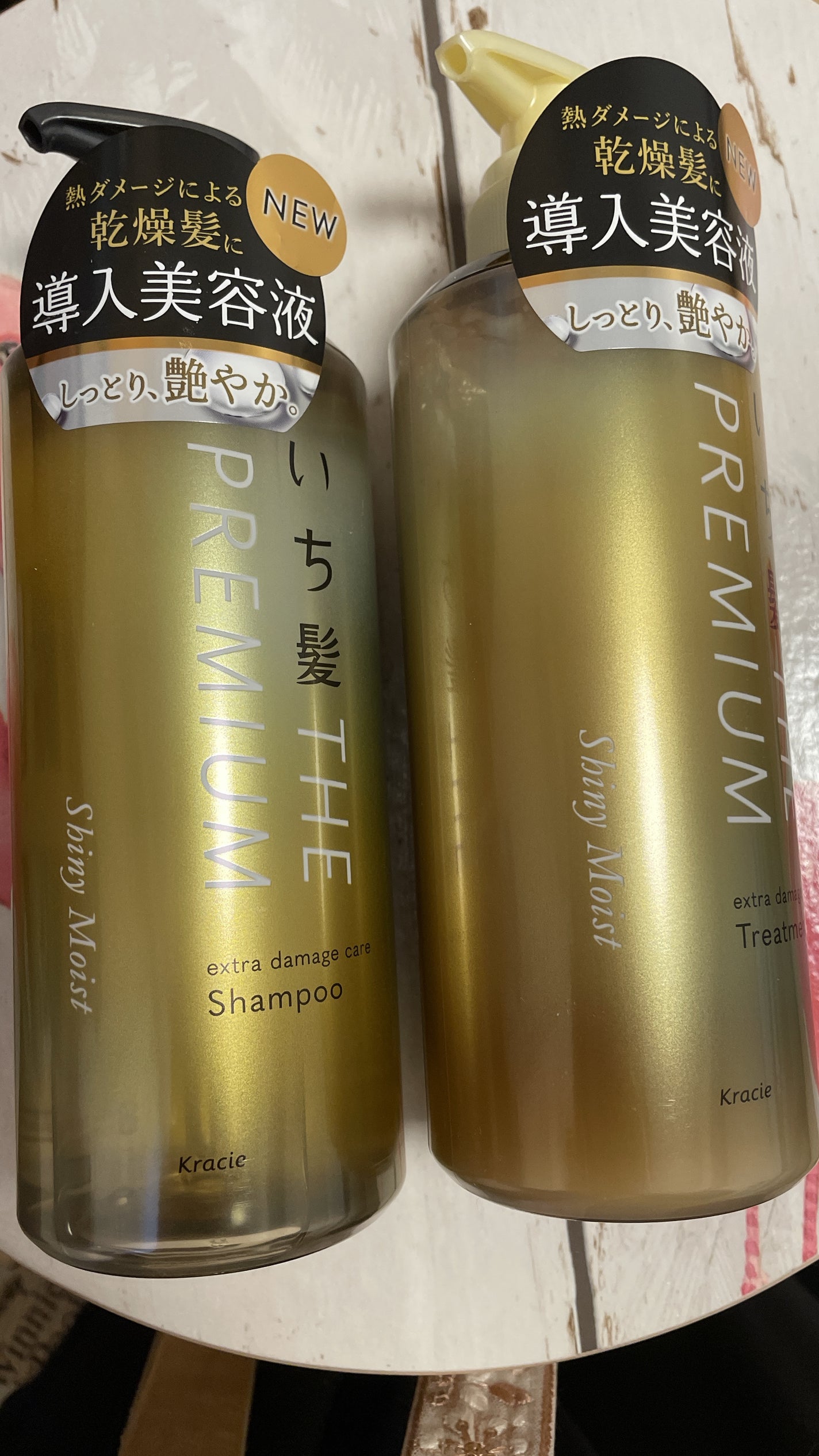 THE PREMIUM エクストラダメージケアシャンプー/トリートメント(シャイニーモイスト)/いち髪/市販シャンプーを使ったクチコミ(1枚目)