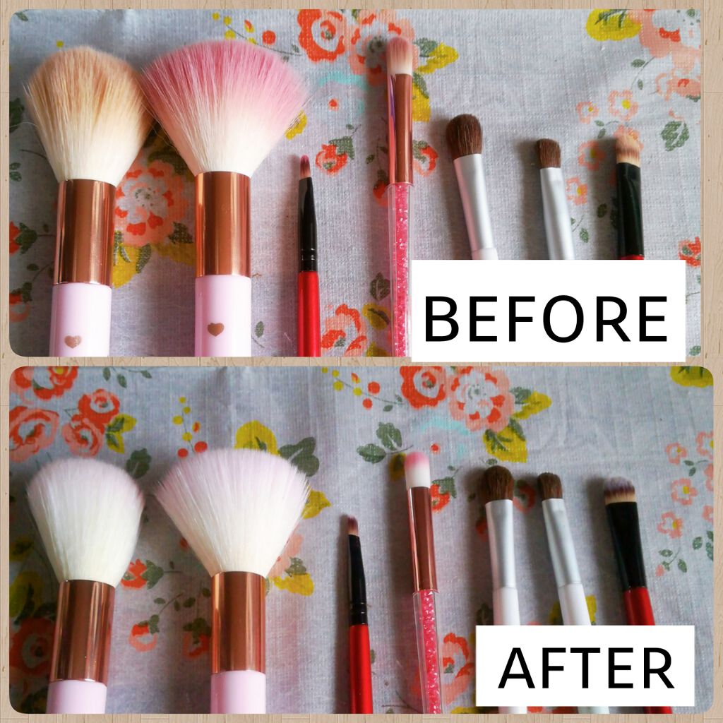 パフ・スポンジ専用洗剤/DAISO/その他化粧小物を使ったクチコミ(2枚目)