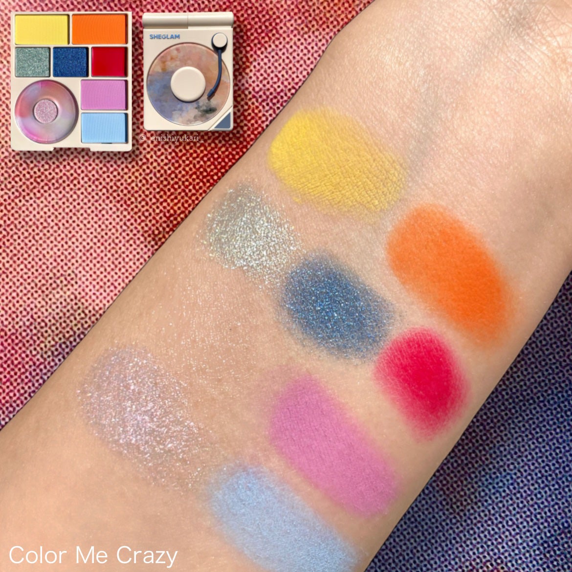 vinyl pop アイシャドウパレット/SHEGLAM/アイシャドウパレットを使ったクチコミ(4枚目)