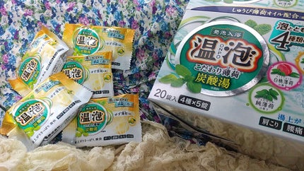 こだわり薄荷 炭酸湯/温泡/炭酸系入浴剤を使ったクチコミ(1枚目)