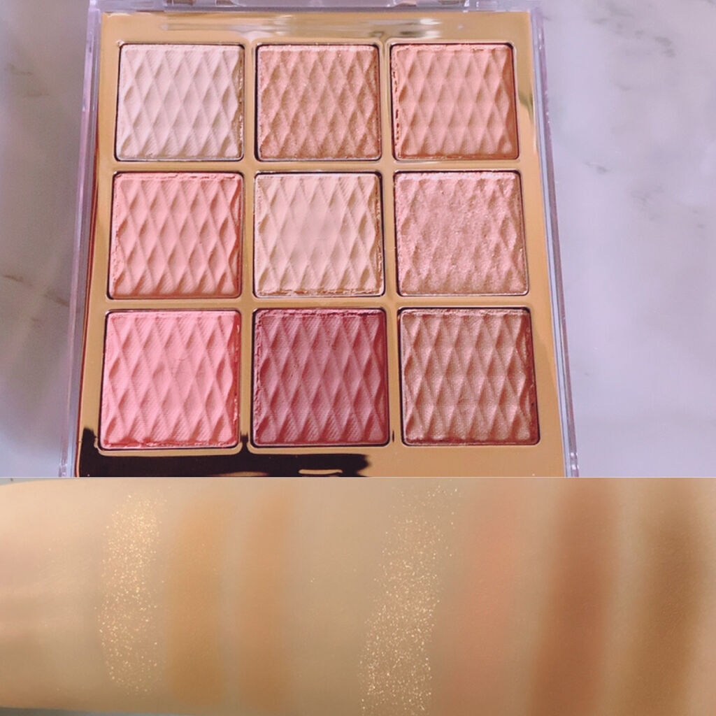 ソフトクレイビームアイシャドウパレット 12 ヌード＆ムード/AMIOK/ジェル・クリームアイシャドウを使ったクチコミ（3枚目）