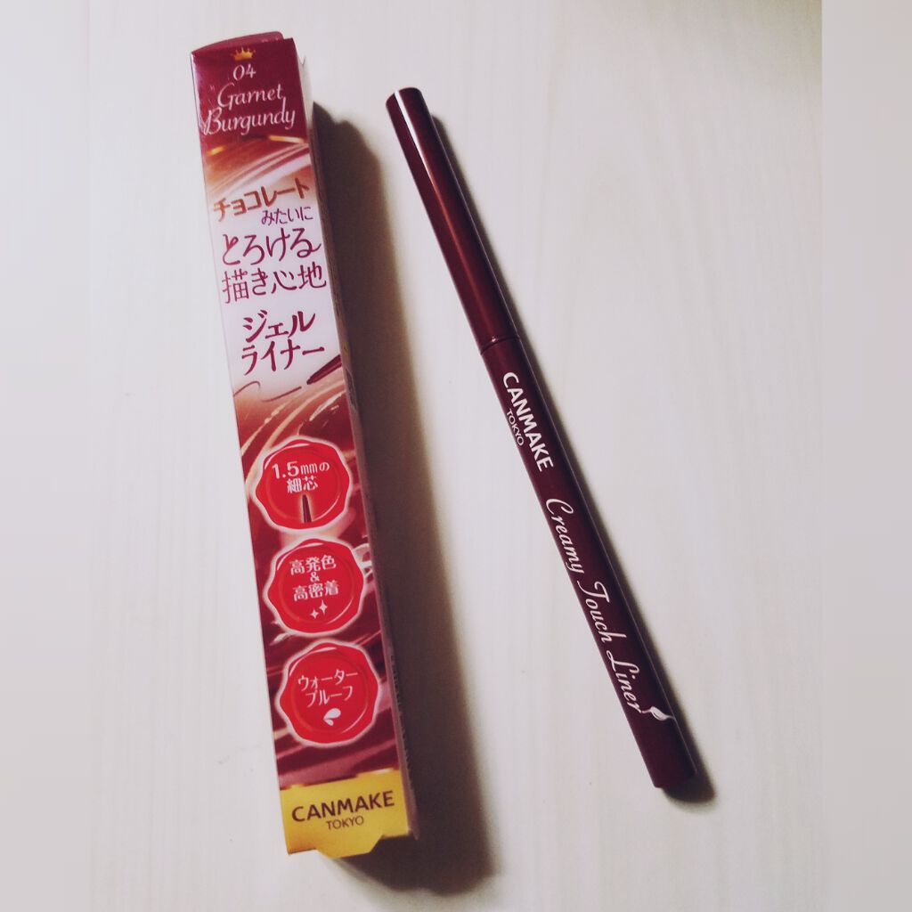 クリーミータッチライナー/キャンメイク/ジェルアイライナーを使ったクチコミ(1枚目)