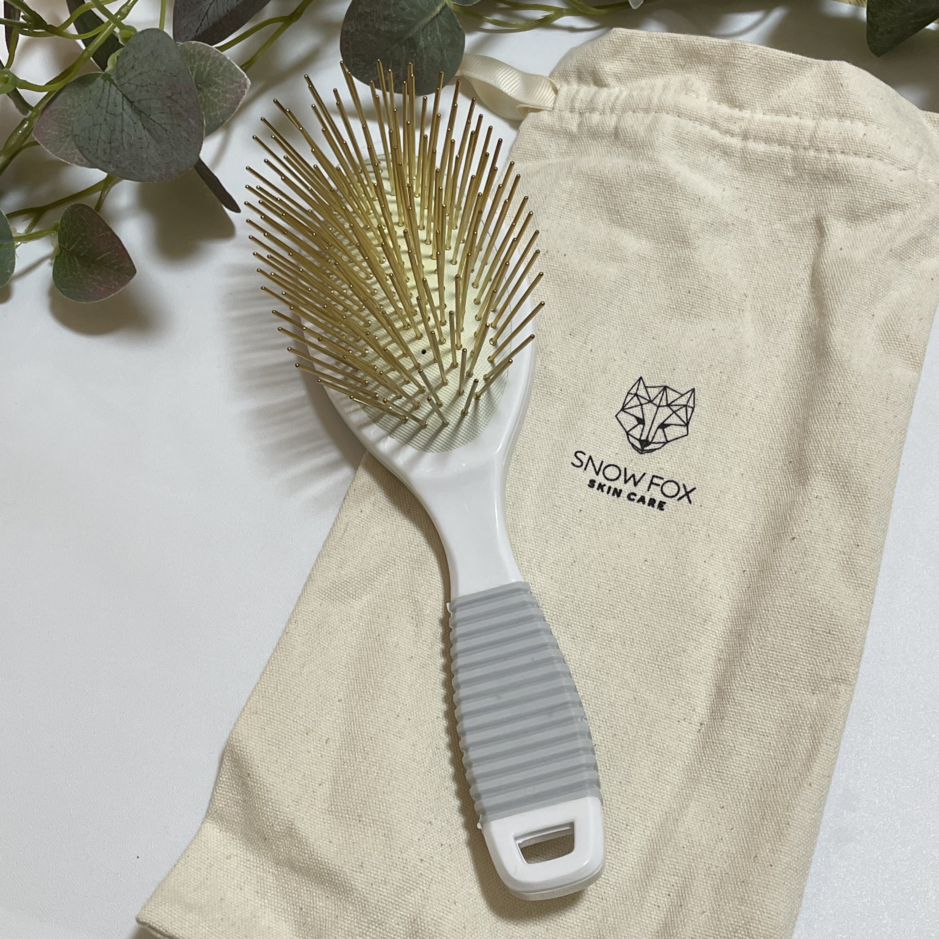 プレミアム FOXカッサ ヘアブラシ/SNOW FOX SKINCARE/ヘアブラシを使ったクチコミ（1枚目）