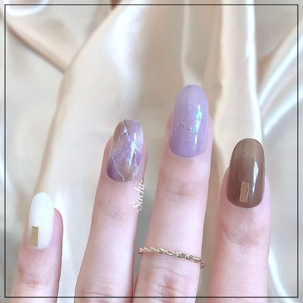 ムードペブルネイル/rom&nd/マニキュアを使ったクチコミ(3枚目)