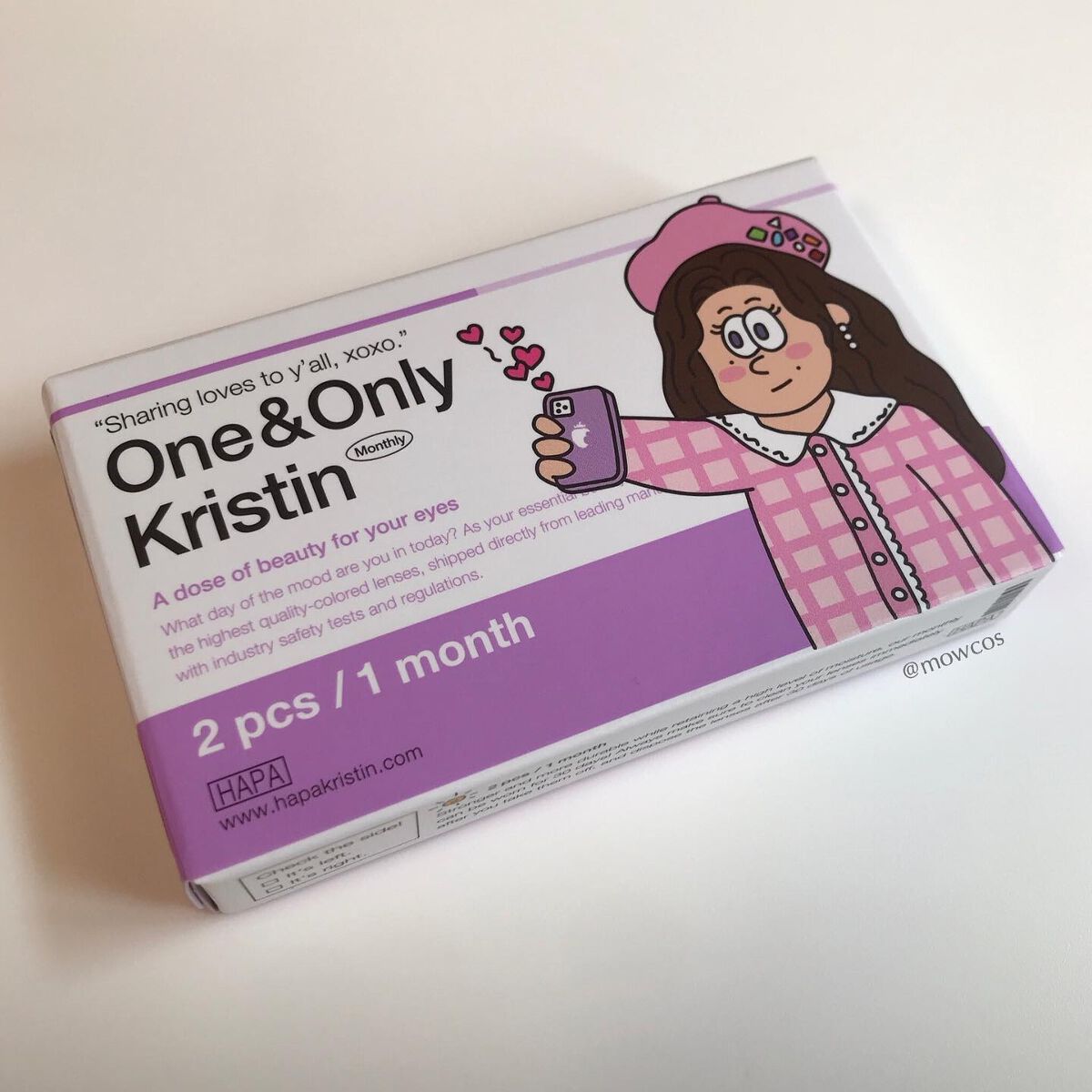 One & Only Kristin/Hapa kristin/カラーコンタクトレンズを使ったクチコミ(3枚目)