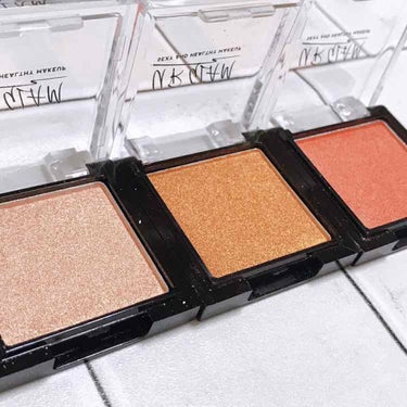 UR GLAM　POWDER EYESHADOW ブライトオレンジ〈オーロラパール〉/U R GLAM/シングルアイシャドウを使ったクチコミ（3枚目）