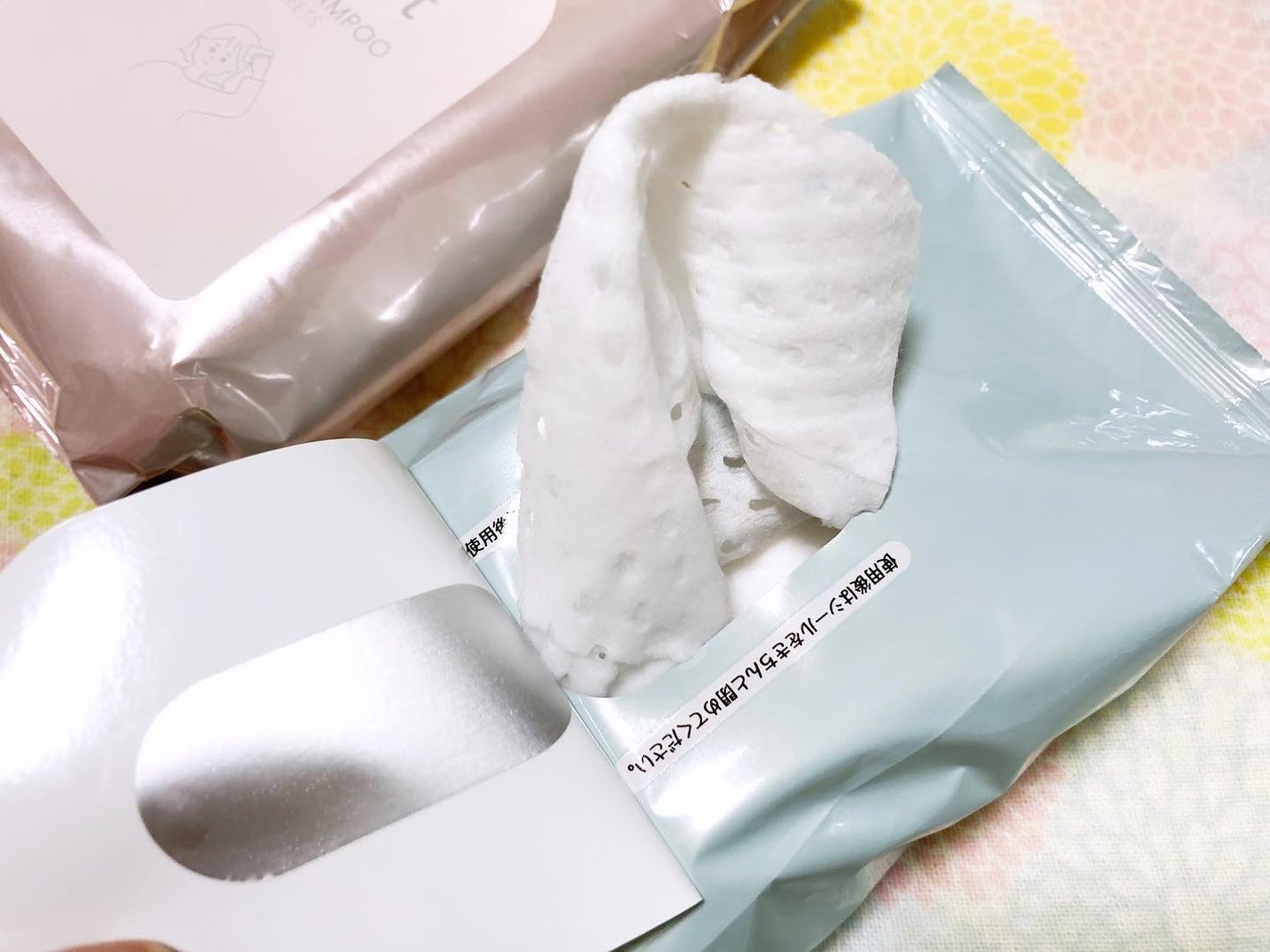 メリット ドライシャンプーシート すっきり爽快タイプ/メリット/ドライシャンプーを使ったクチコミ(7枚目)