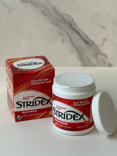 STRIDEX 1ステップ ニキビコントロール マキシマムのクチコミ「⭐︎STRIDEX
1ステップ ニキビコントロール マキシマム


iHerbで必ず買う常備品.....」（1枚目）