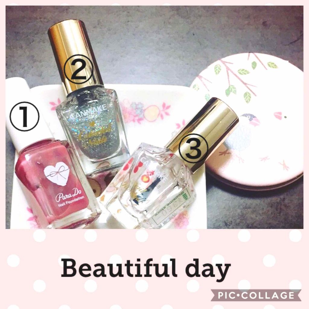 カラフルネイルズ ネイルハードナー/キャンメイク/ネイルトップコートを使ったクチコミ（2枚目）