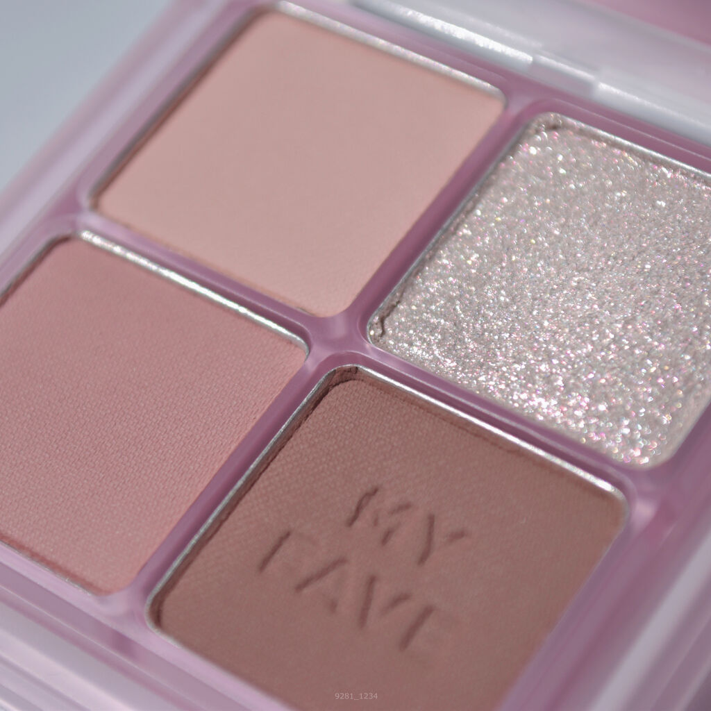 ホリカホリカ マイフェイブシャドウパレット（4カラー） #06 DREAMY/HOLIKA HOLIKA/アイシャドウパレットを使ったクチコミ（2枚目）