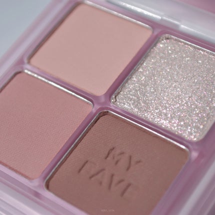 ホリカホリカ マイフェイブシャドウパレット(4カラー) #06 DREAMY/HOLIKA HOLIKA/アイシャドウパレットを使ったクチコミ(2枚目)