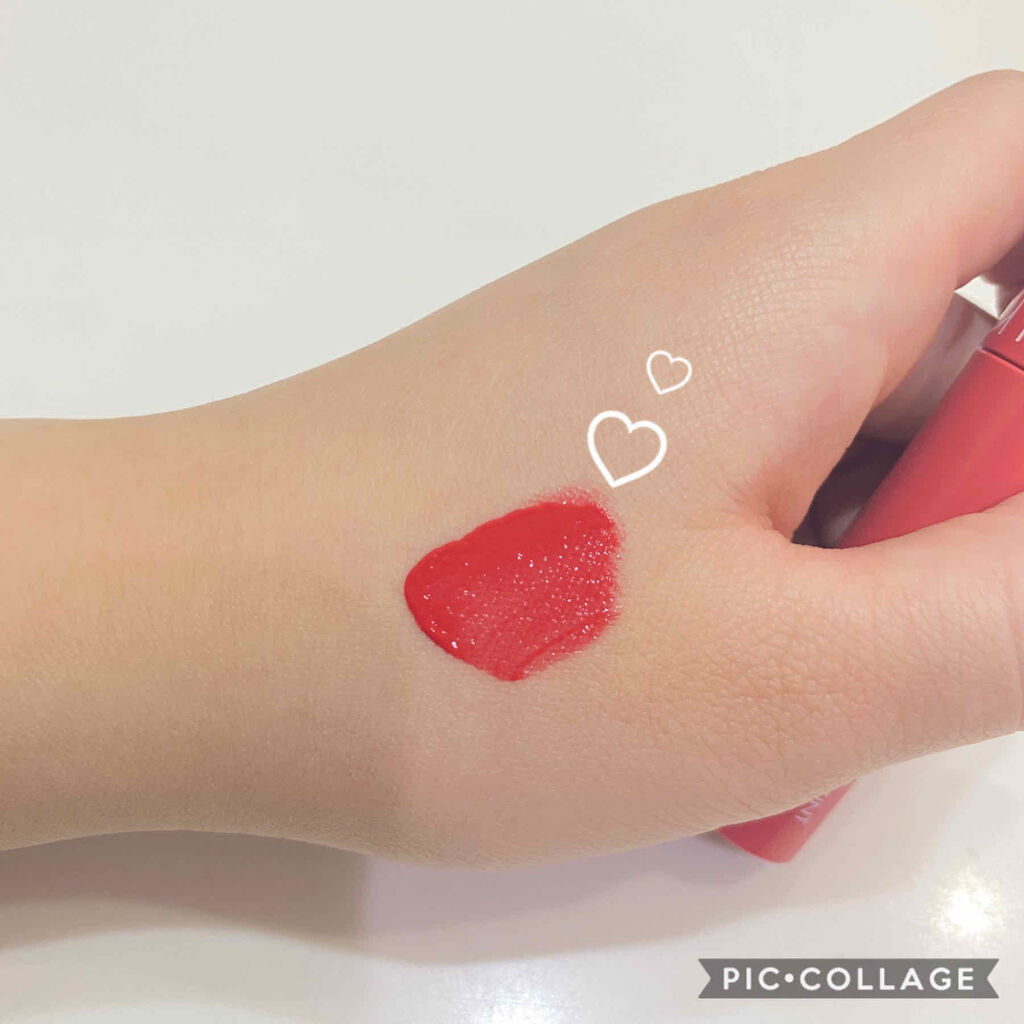 ジューシーラスティングティント/rom&nd/リップティントを使ったクチコミ（2枚目）