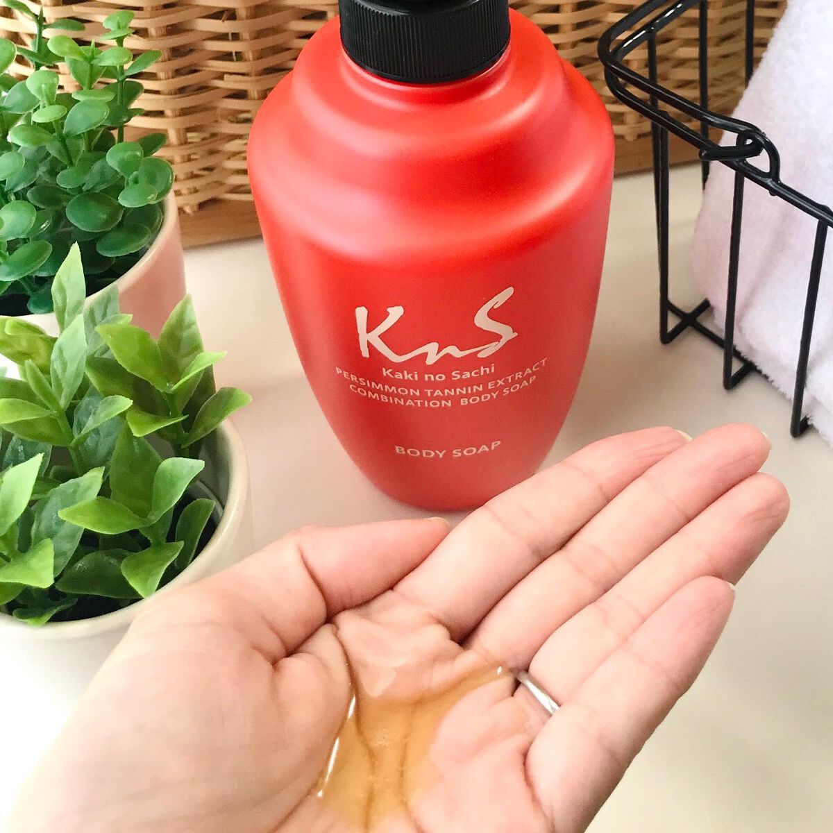 柿のさち　薬用柿渋ボディソープ/マックス/ボディソープを使ったクチコミ（3枚目）