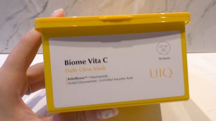 バイオームビタCグローデイリーシートマスク/UIQ/シートマスク・パックを使ったクチコミ(2枚目)