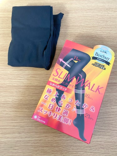 SLIMWALK スリムウォーク 美脚あったかタイツ なめらかタッチのクチコミ「​・極上なめらか＆あったかで、一日中快適ひきしめ美脚。
・使いやすい80デニール！
・お腹まわ.....」（1枚目）