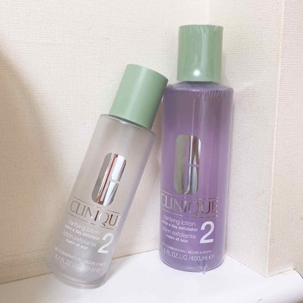 クラリファイング ローション 2/CLINIQUE/拭き取り化粧水を使ったクチコミ(3枚目)