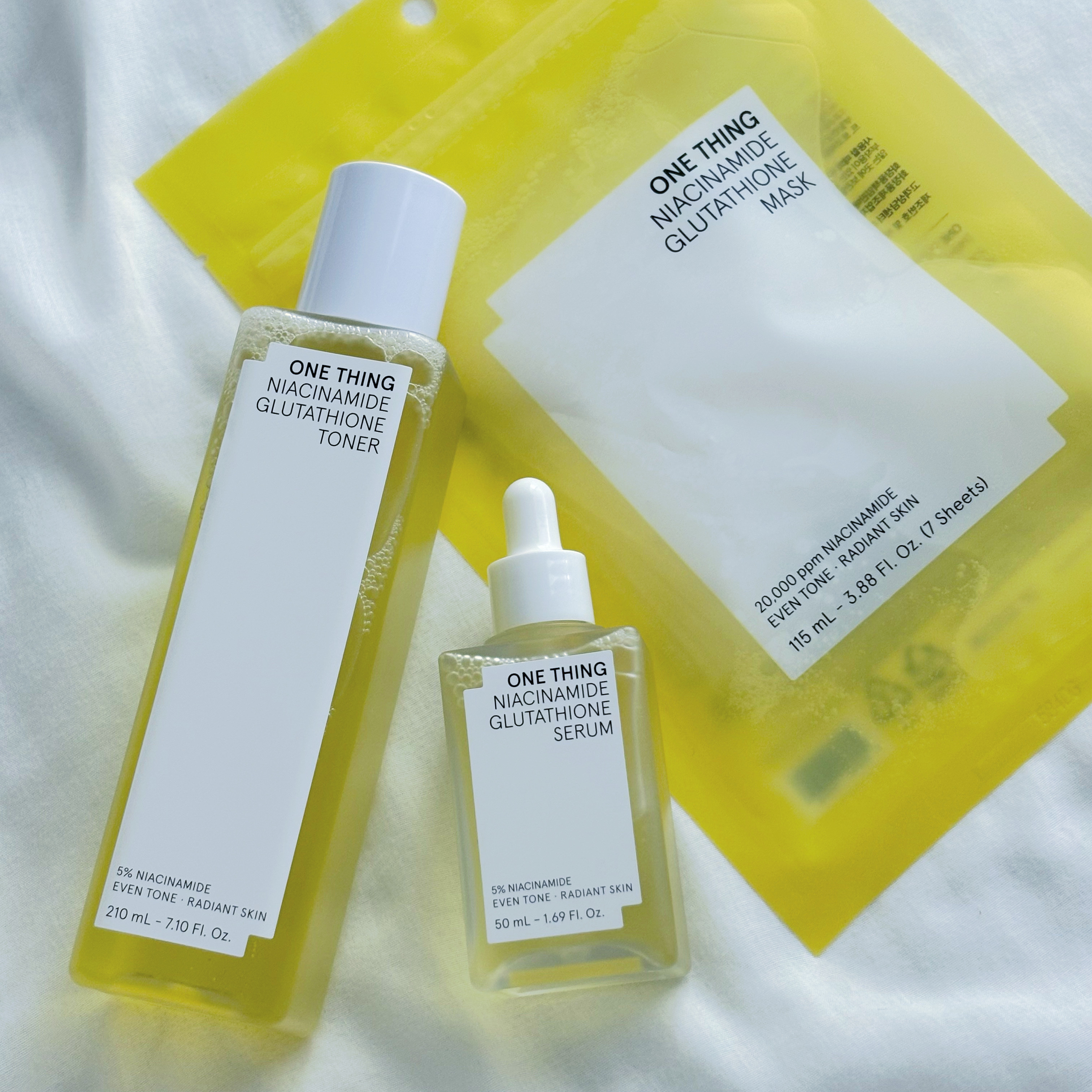 ナイアシンアミドグルタチオンマスク/ONE THING/シートマスク・パックを使ったクチコミ（1枚目）