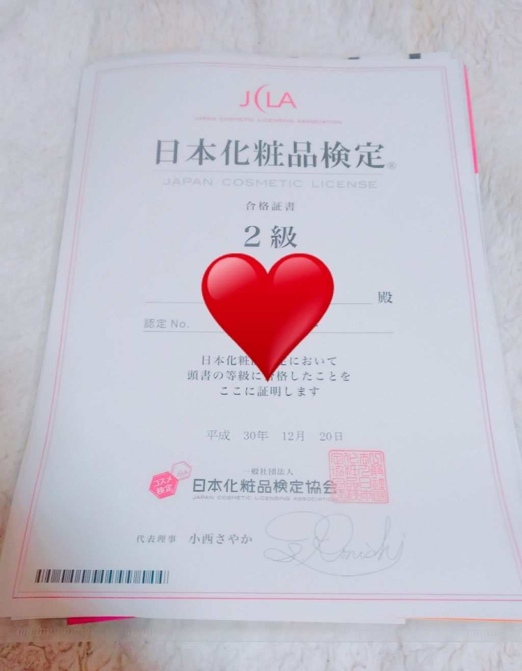 日本化粧品検定2級.3級対策テキスト/主婦の友社/書籍を使ったクチコミ（1枚目）