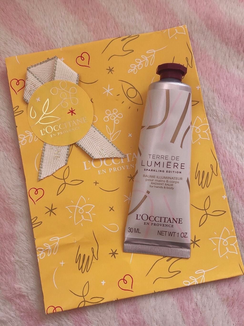 テール ド ルミエール ジョイ ハンドクリーム/L'OCCITANE/ハンドクリームを使ったクチコミ(1枚目)