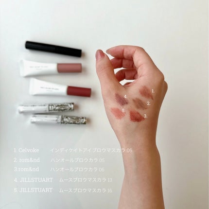 ジルスチュアート ムースブロウマスカラ/JILL STUART/眉マスカラを使ったクチコミ(8枚目)