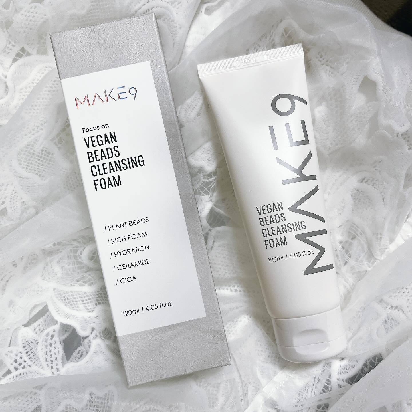 ビーガンビーズクレンジングフォーム/MAKE9/クレンジングクリームを使ったクチコミ（1枚目）