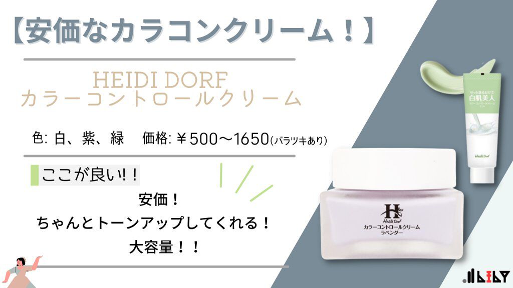 ミルキーカラー/ハイジドルフ/化粧下地を使ったクチコミ（1枚目）