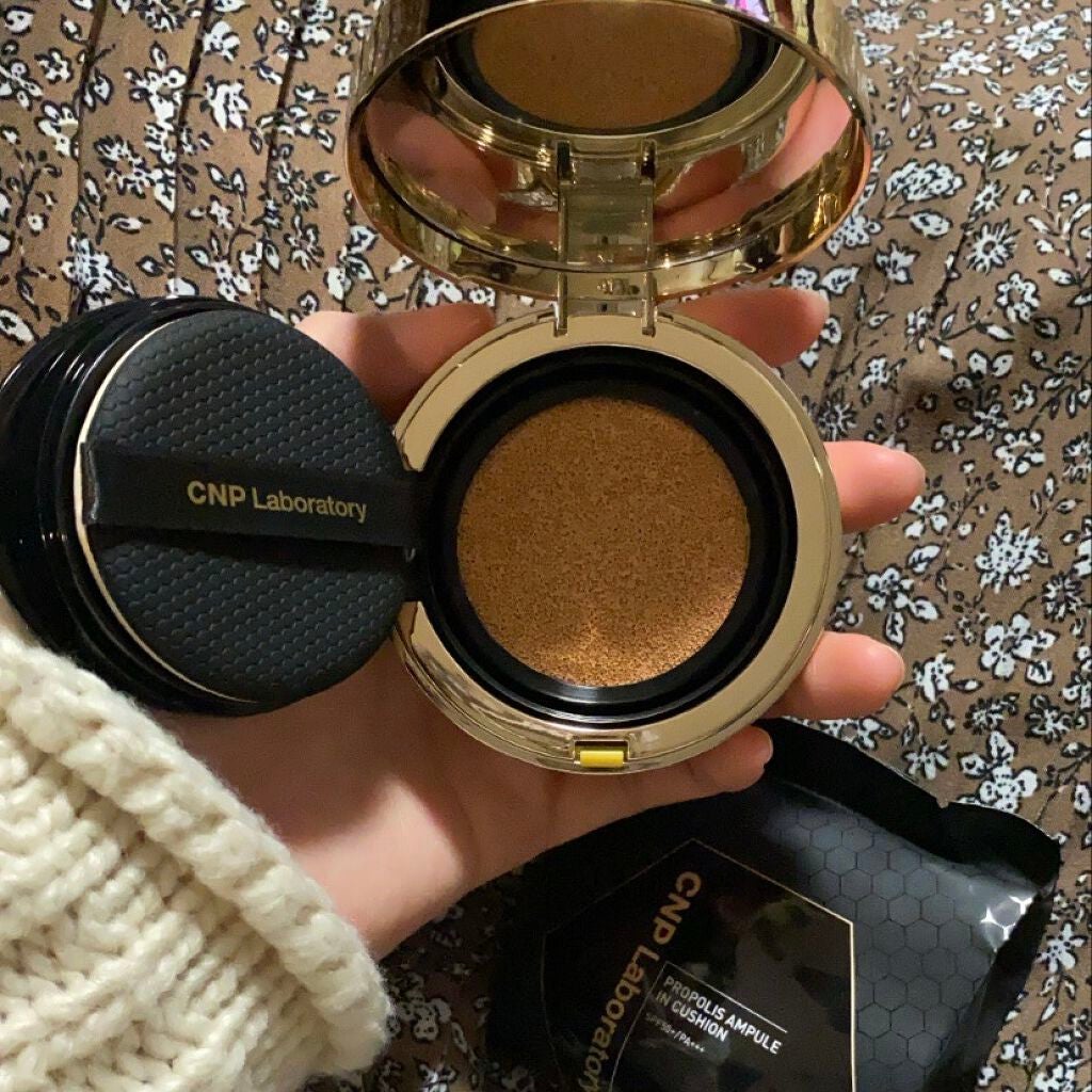 プロポリスアンプルインクッション/CNP Laboratory/クッションファンデーションを使ったクチコミ(1枚目)