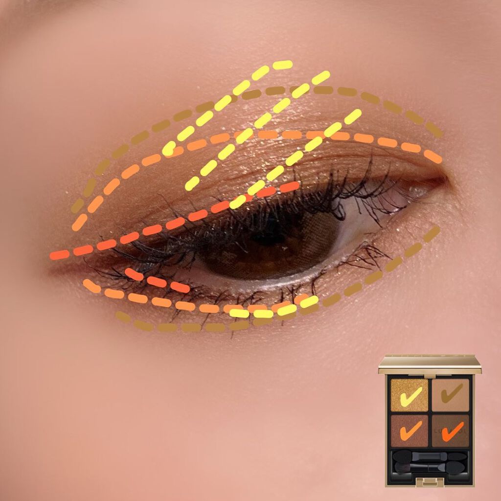 アイカラーレーション/LUNASOL/アイシャドウパレットを使ったクチコミ（2枚目）