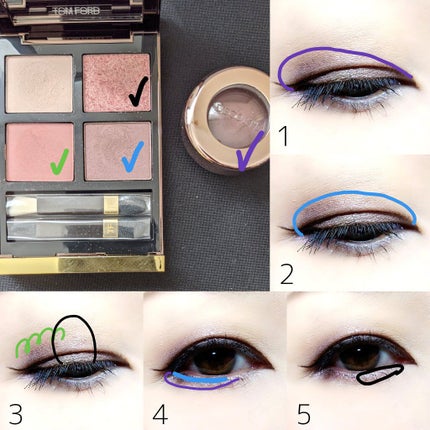 アイ カラー クォード/TOM FORD BEAUTY/アイシャドウパレットを使ったクチコミ(7枚目)