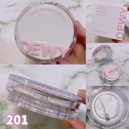 デューイーラスティングクッション/THE FACE SHOP/クッションファンデーションを使ったクチコミ(2枚目)