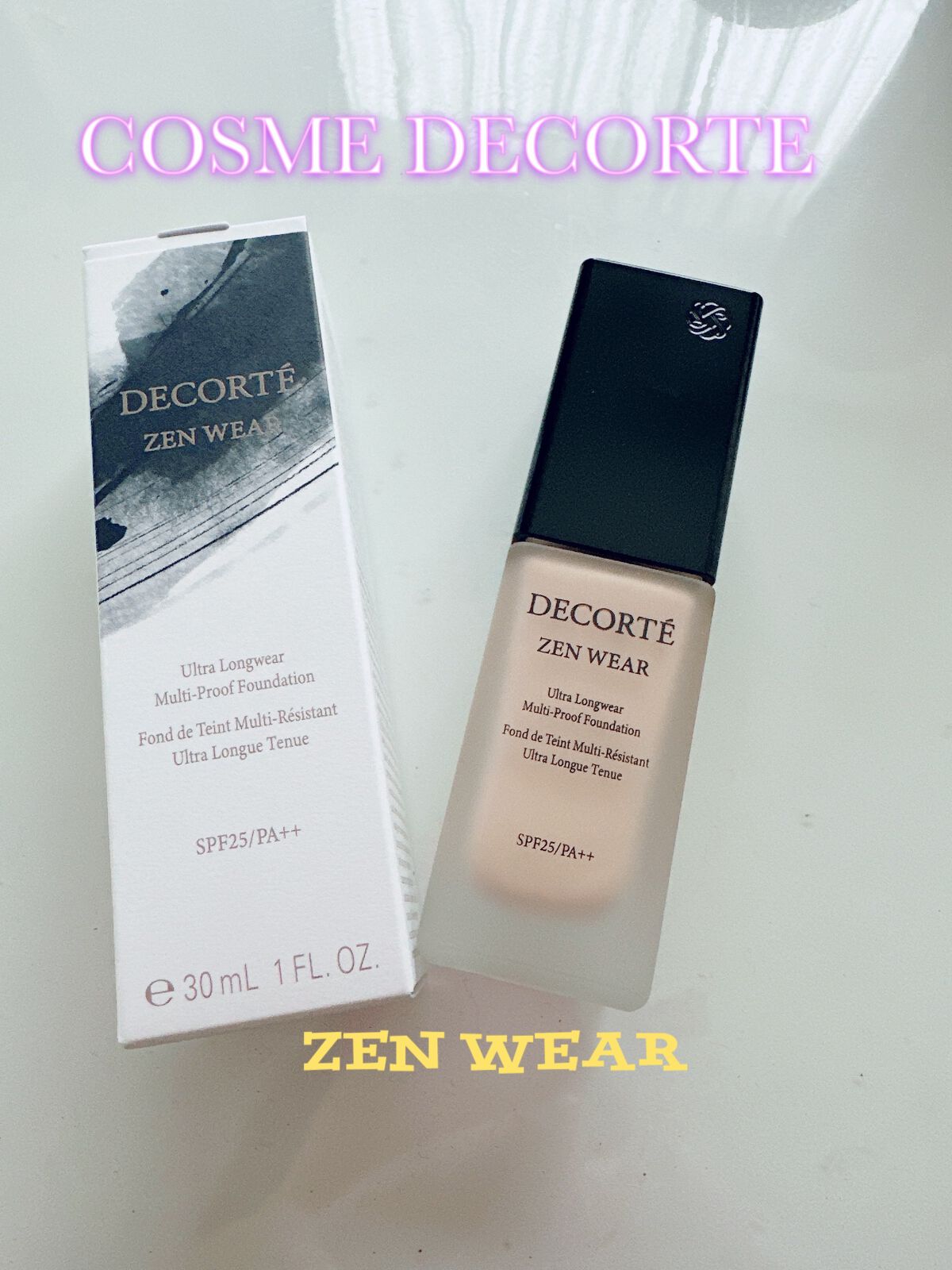 ゼン ウェア フルイド/DECORTÉ/リキッドファンデーションを使ったクチコミ(1枚目)