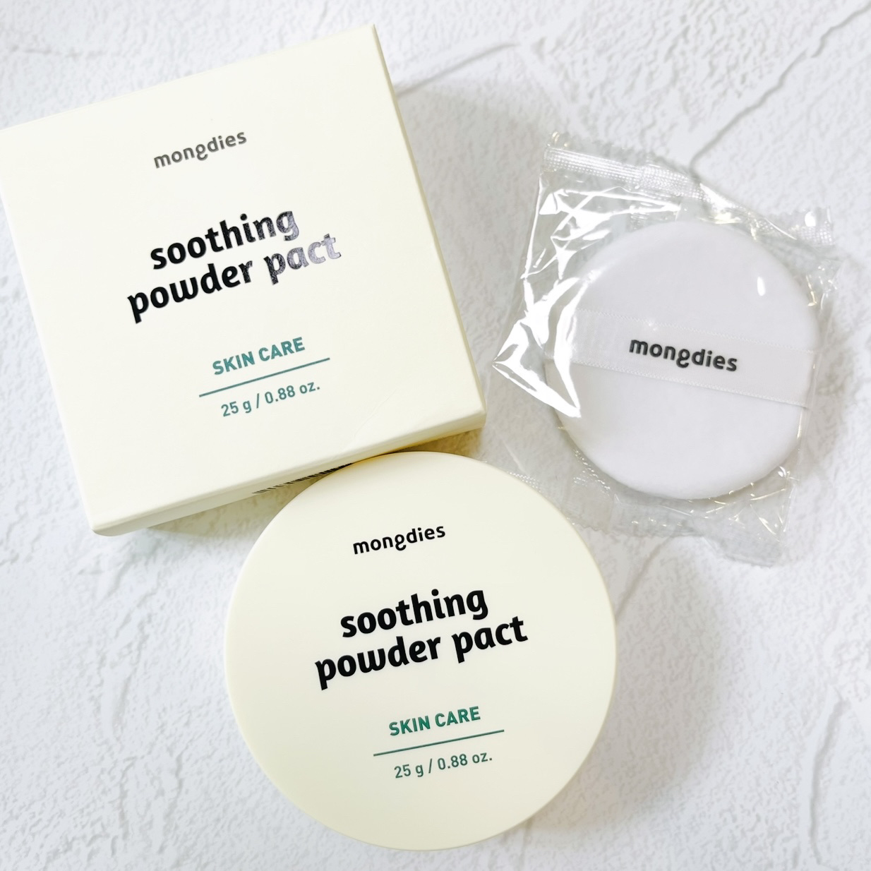 ベビー・パウダーパクト/モンディエス/ボディパウダーを使ったクチコミ（2枚目）