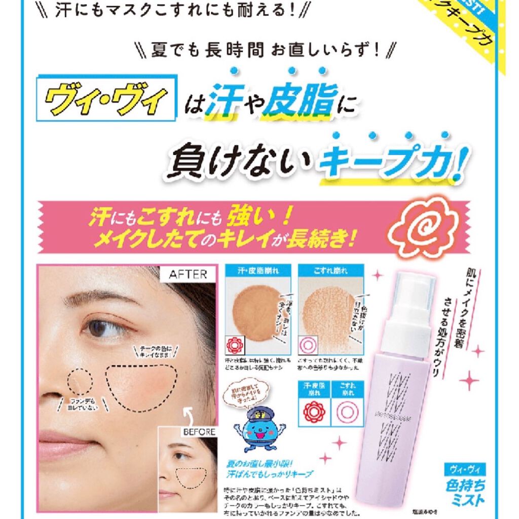 色持ちミスト/ヴィ・ヴィ/その他化粧小物を使ったクチコミ(2枚目)