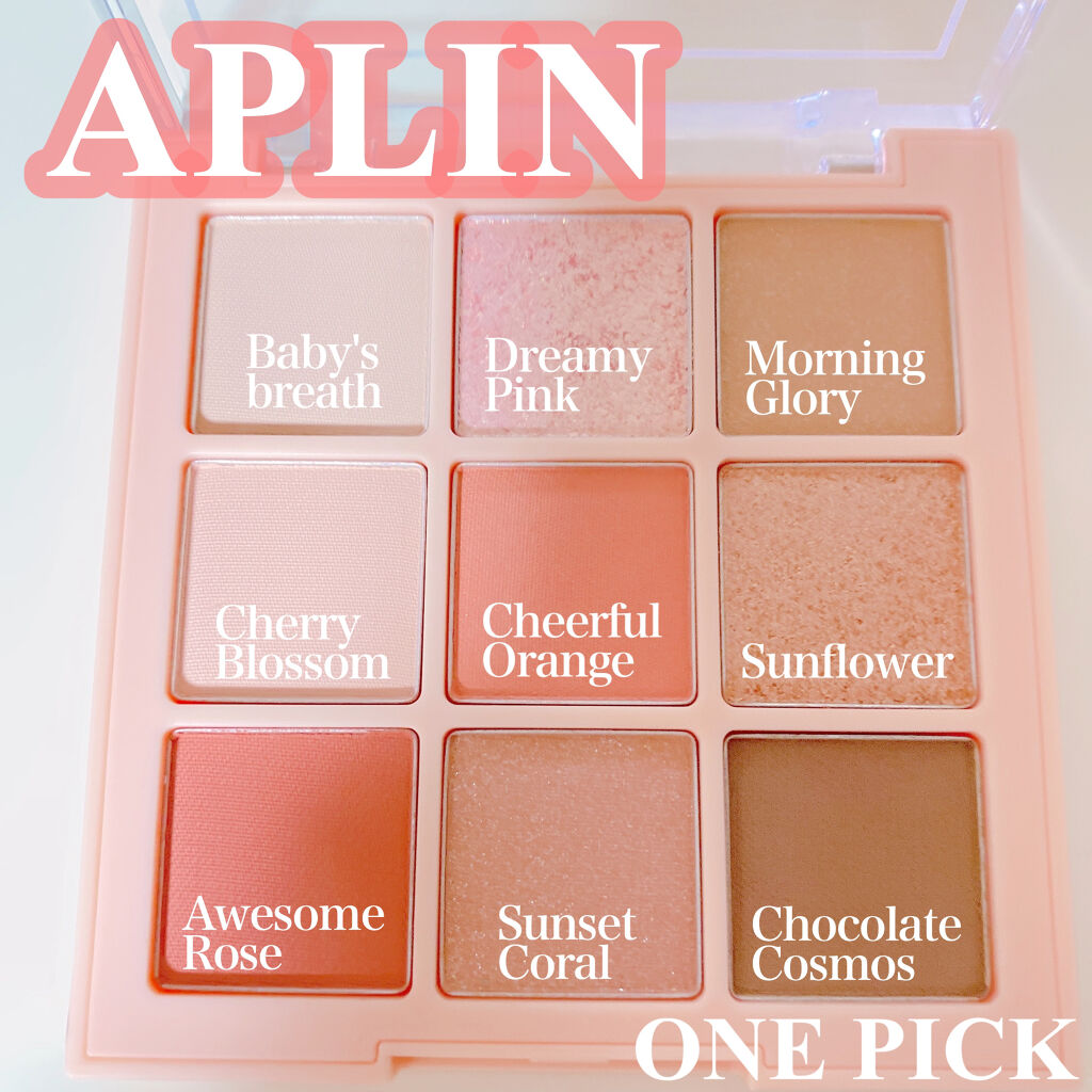ワンピックアイシャドウパレット/APLIN/アイシャドウパレットを使ったクチコミ（2枚目）
