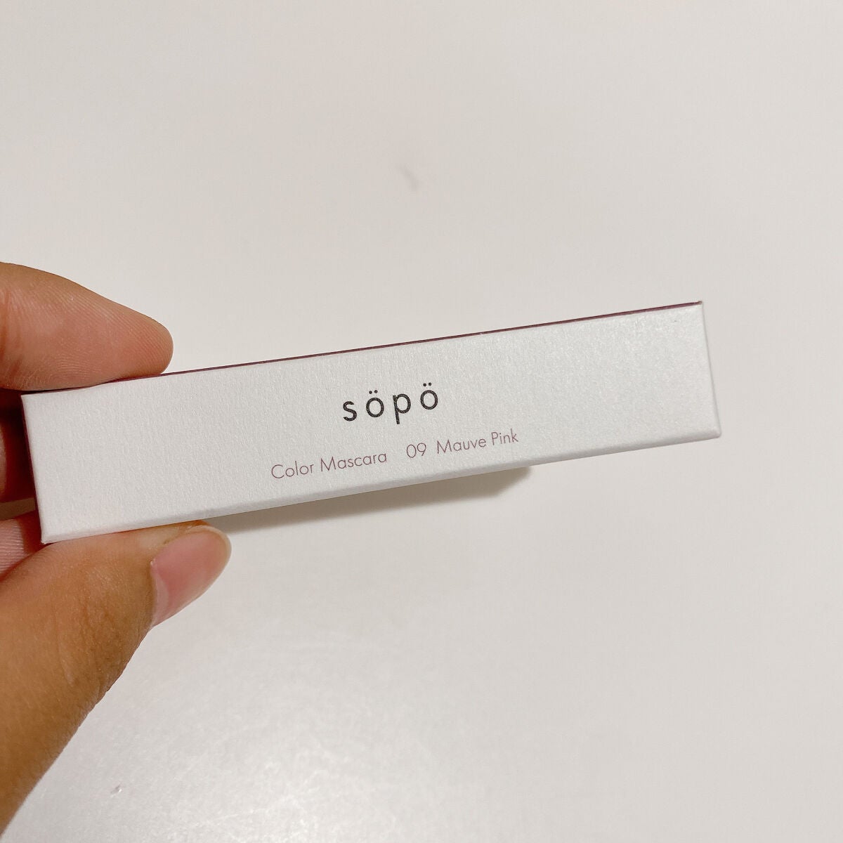 カラーマスカラ/sopo/マスカラを使ったクチコミ(2枚目)