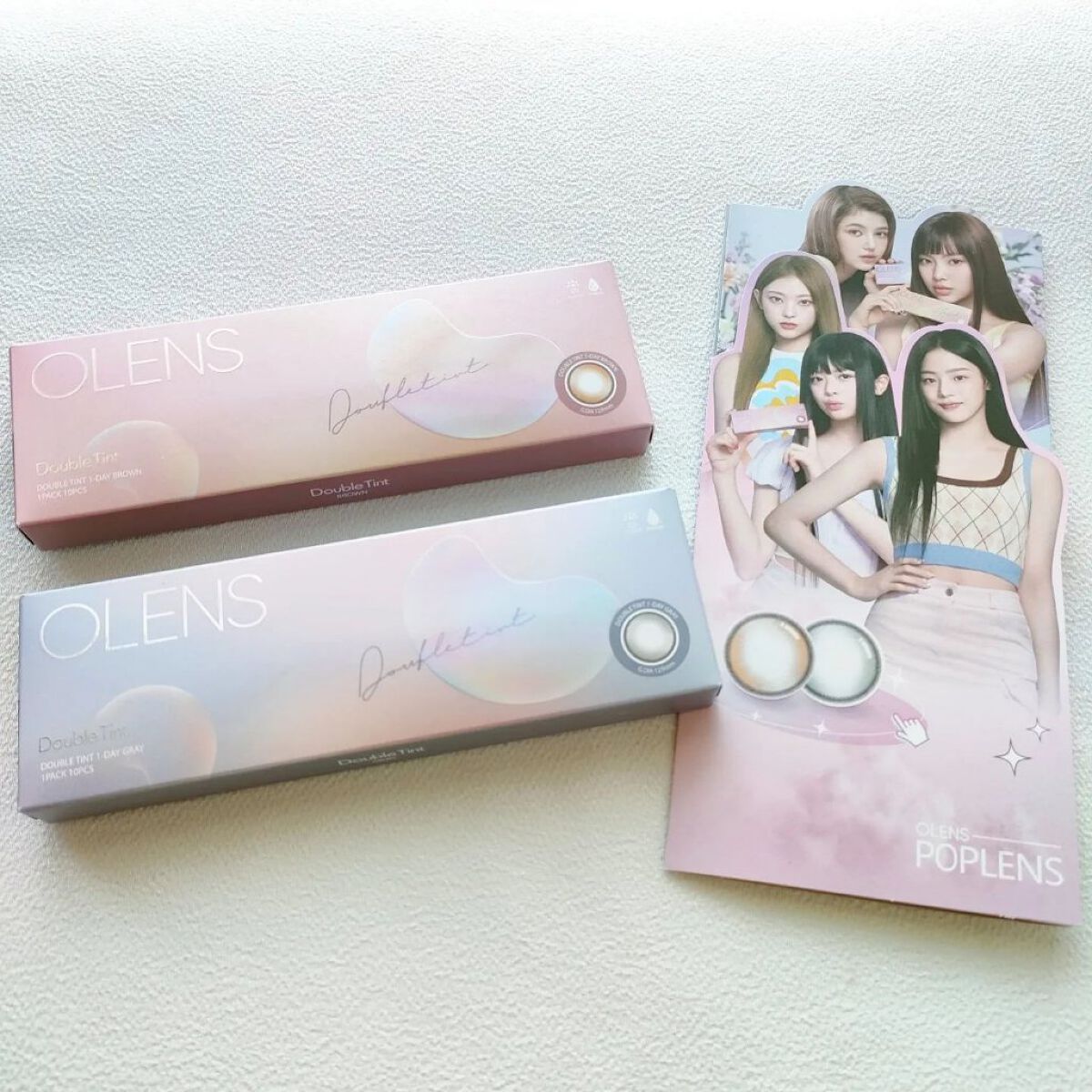 Double Tint 1day/OLENS/カラーコンタクトレンズを使ったクチコミ（2枚目）