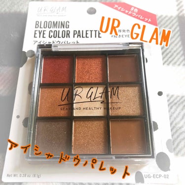 UR GLAM　BLOOMING EYE COLOR PALETTE/U R GLAM/パウダーアイシャドウを使ったクチコミ（1枚目）