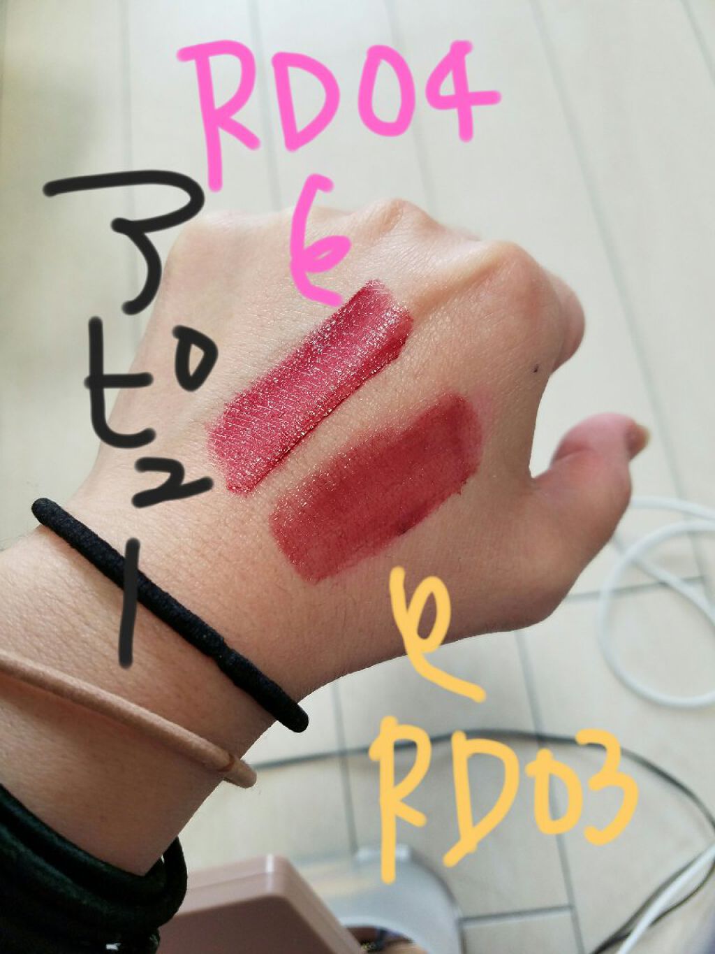 アピュー ウォーターライト ティント/A’pieu/リップティントを使ったクチコミ(2枚目)