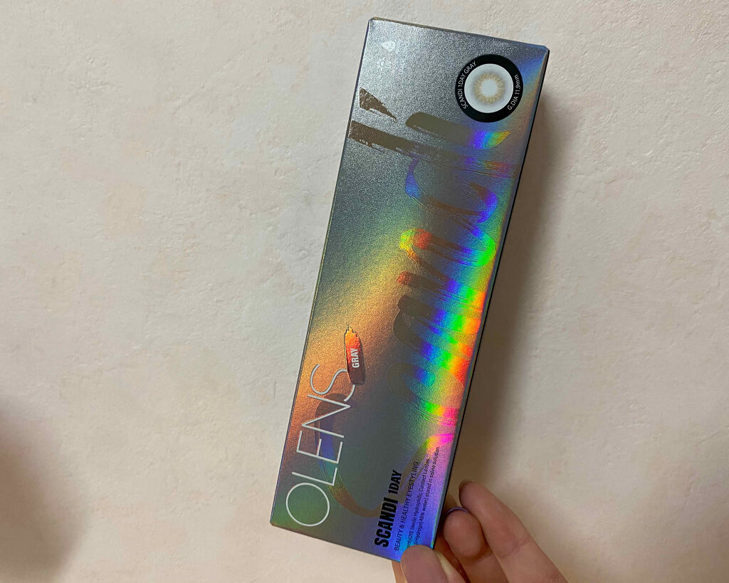 SCANDI 1day グレー /OLENS/カラーコンタクトレンズを使ったクチコミ（1枚目）