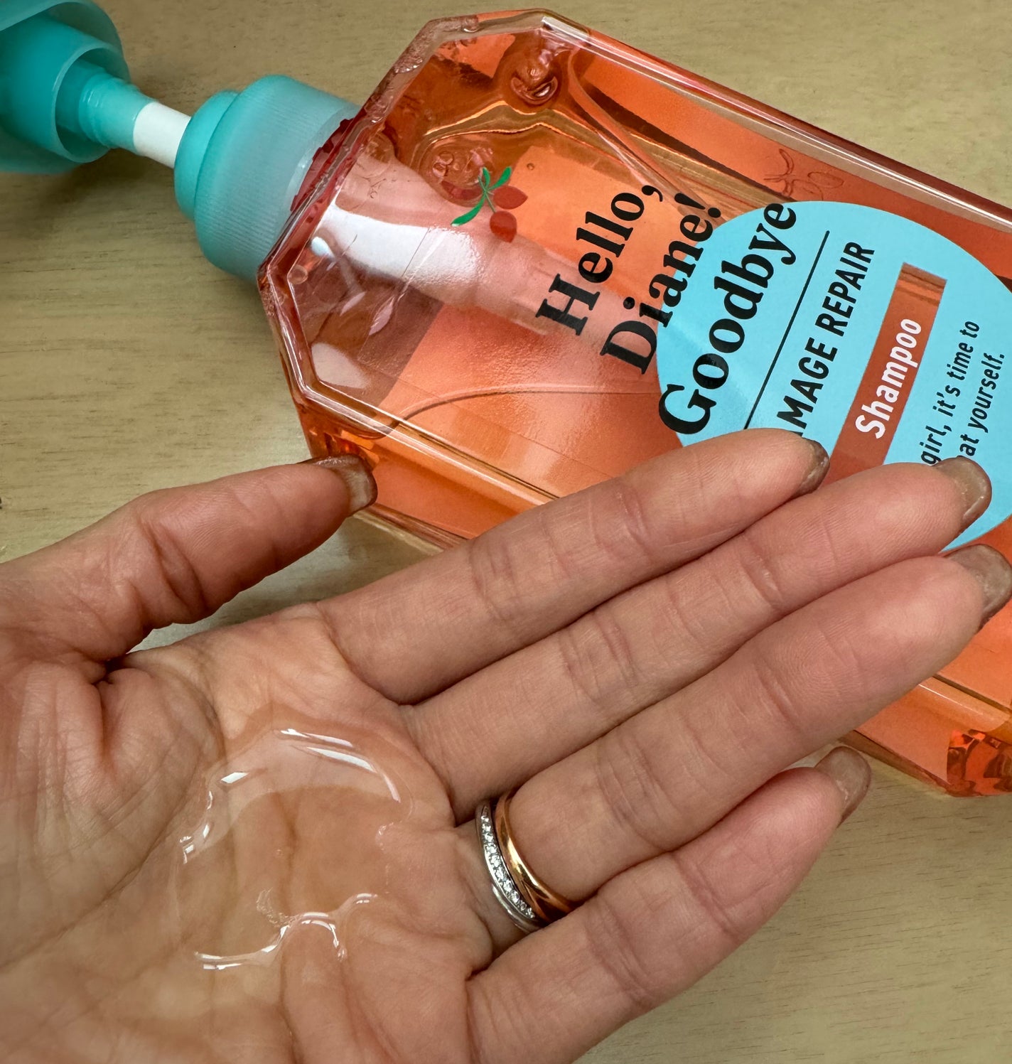 ハローダイアン グッバイ ダメージリペア シャンプー/トリートメント/ダイアン/市販シャンプーを使ったクチコミ(2枚目)