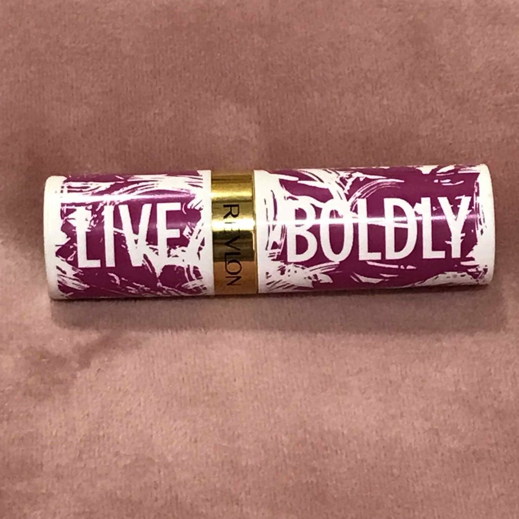 スーパー ラストラス リップスティック 802 ブラック チェリー/REVLON/口紅を使ったクチコミ（2枚目）