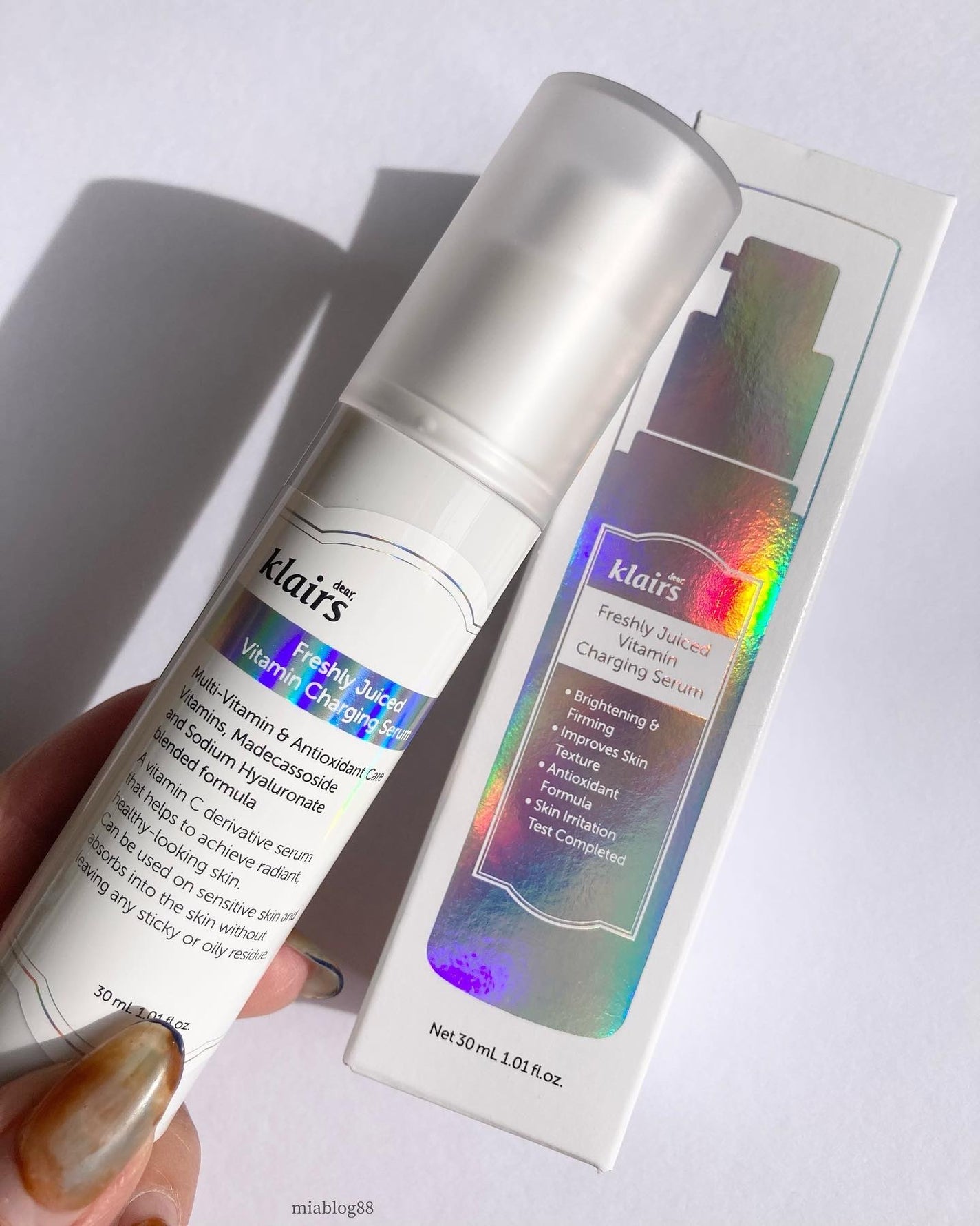 フレッシュリージュースドビタミンチャージングセラム(30ml)/Klairs/美容液を使ったクチコミ(2枚目)