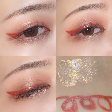 美容液ラメライナー/Borica/リキッドアイライナーを使ったクチコミ(6枚目)