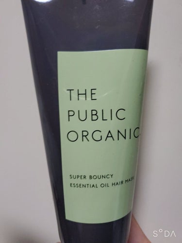 スーパーバウンシー ディープモイスト ヘアマスク/THE PUBLIC ORGANIC/洗い流すヘアトリートメントを使ったクチコミ（1枚目）